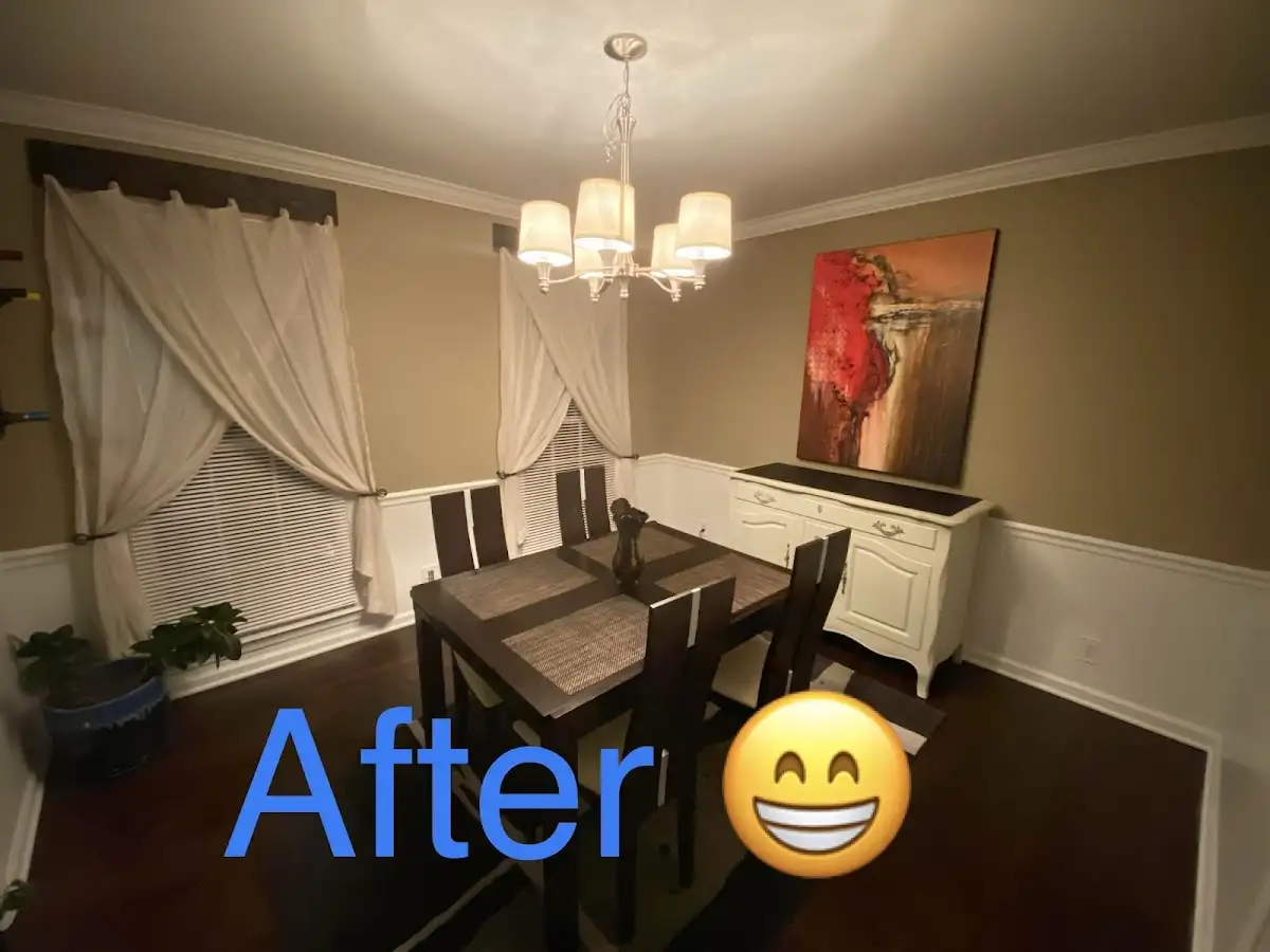 Professional dining room restoration after water damage in Mason
